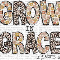 FAITH 141 Grow in Grace Flowers