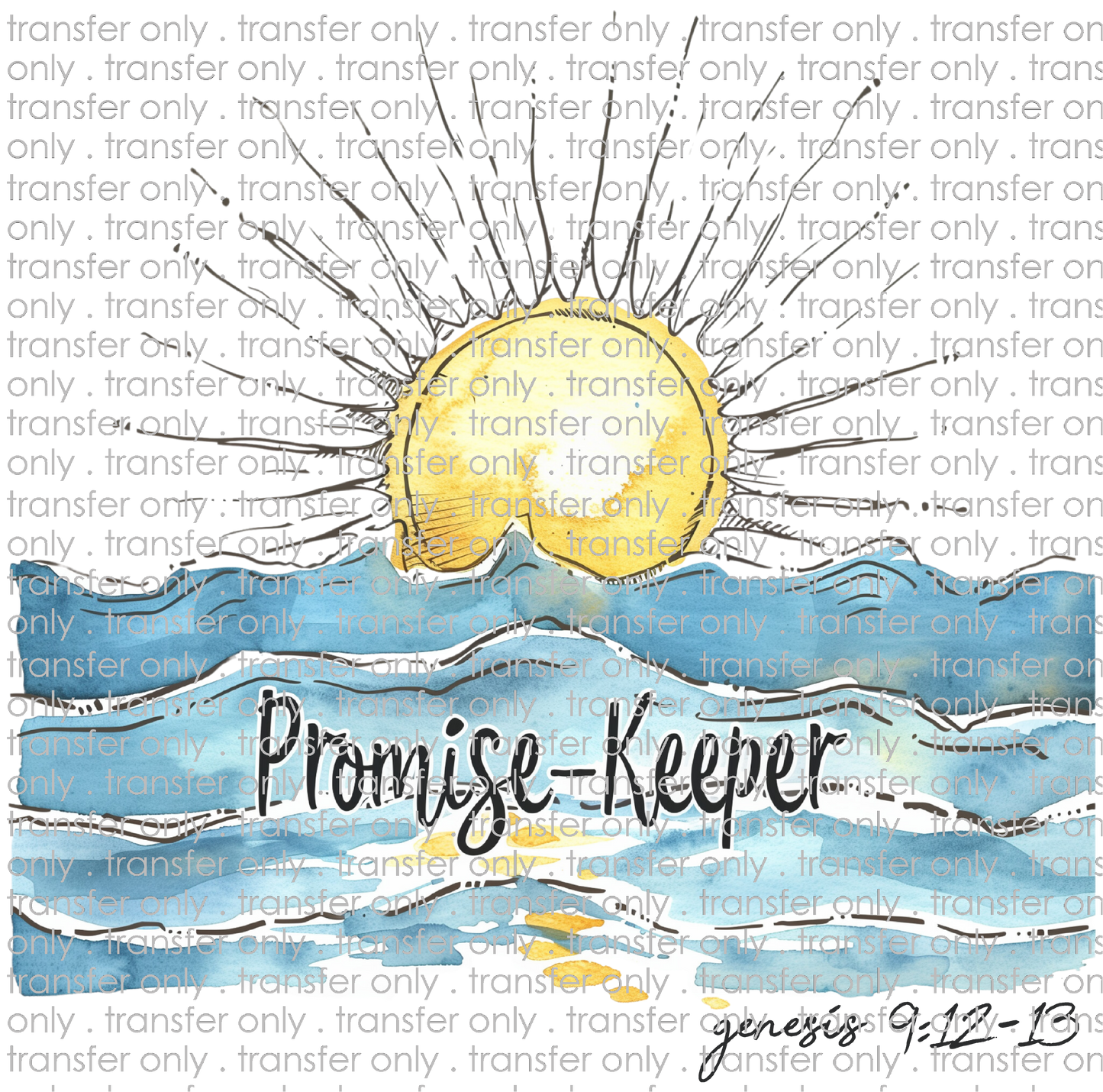 FAITH 169 Promise Keeper Sea and Sunrise