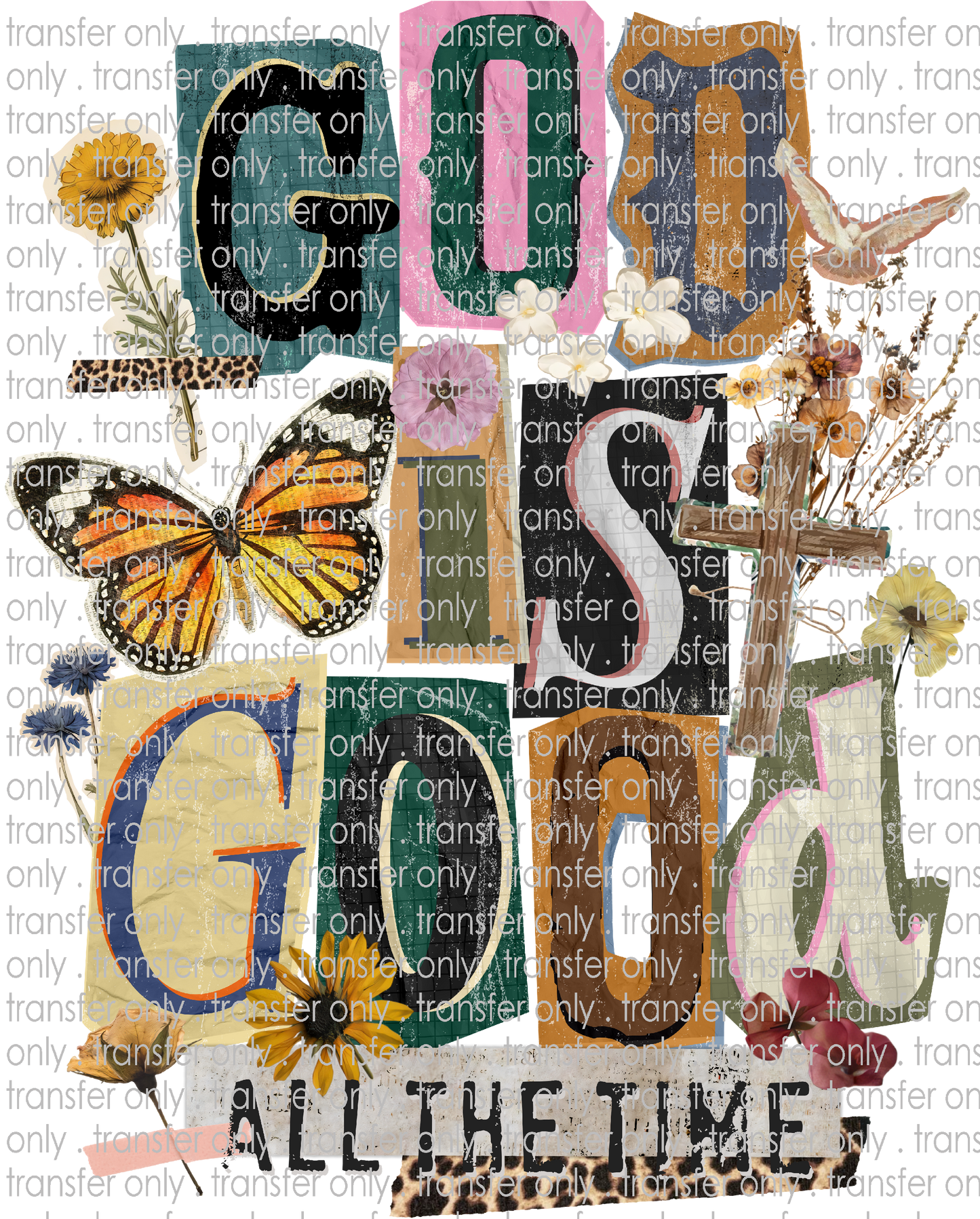FAITH 232 God is Good Cut out Letters