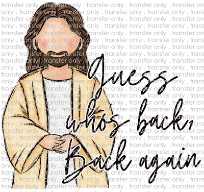 FAITH 239 Guess Whose Back Jesus