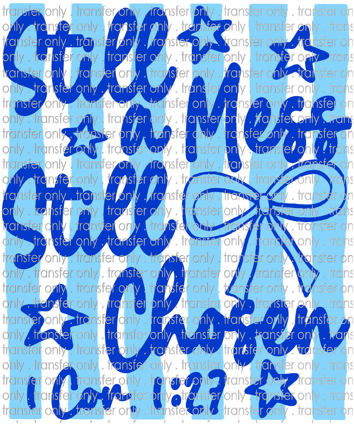 FAITH 316 Royal Blue Still a Mess Still Chosen