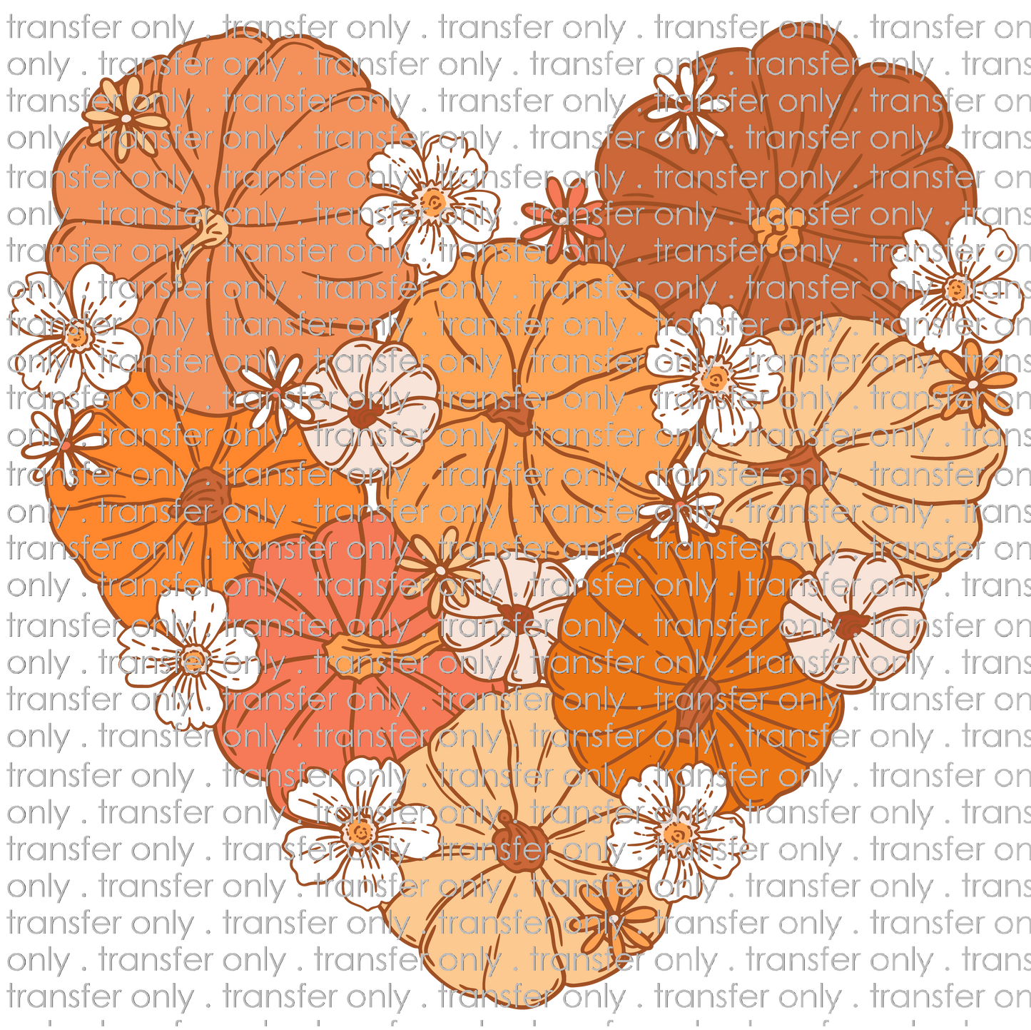 FALL 430 Boho Pumpkin Heart