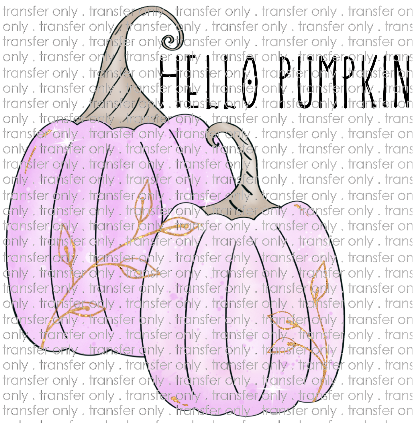 FALL 536 Hello Pumpkin Two Pink Pumpkins