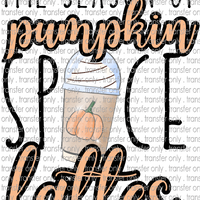 FALL 537 Season of Pumpkin Spice Latte