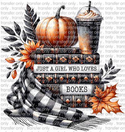 FALL 596 Just a Girl Who Loves Her Books Scarf
