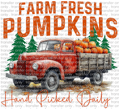 FALL 598 Farm Fresh Pumpkins Truck