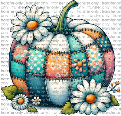 FALL 605 Patchwork Pumpkin Daisy