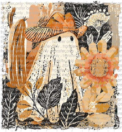 FALL 633 Cowboy Ghost with Sunflower