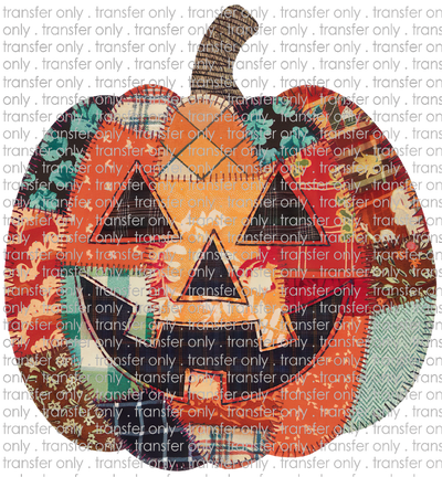 FALL 635 Patchwork Pumpkin