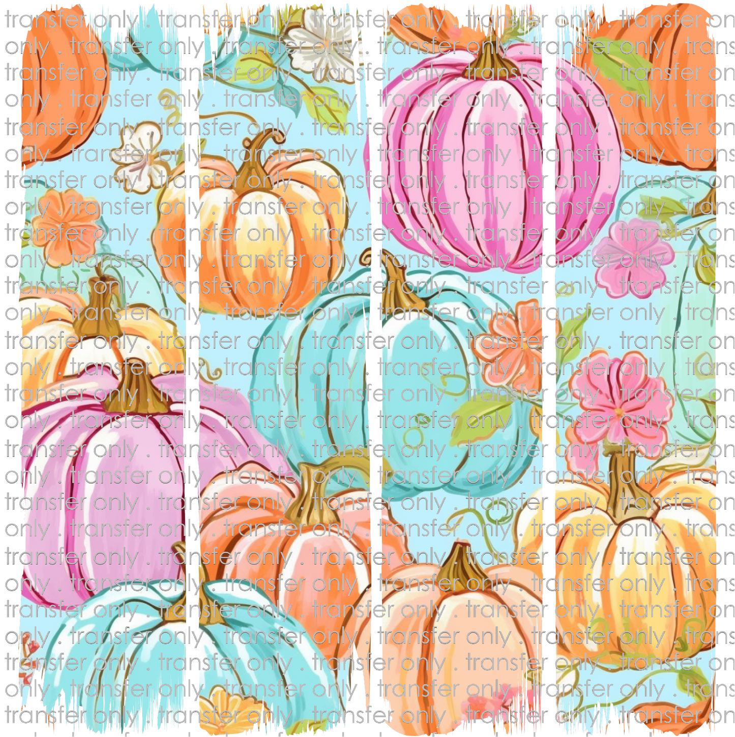 FALL 636 Fall Pumpkin Brush Stroke