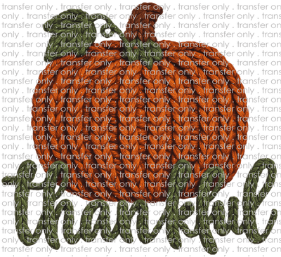 FALL 646 Faux Crochet Thankful Pumpkin