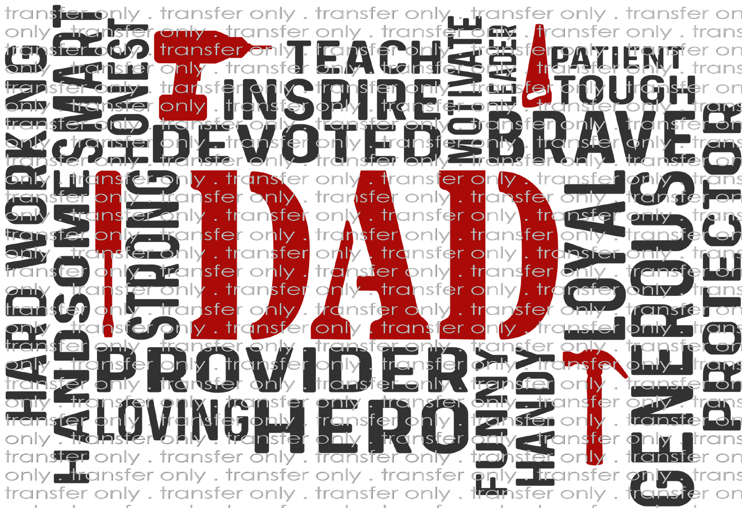 FAM 112 Dad Word Art