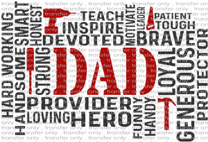 FAM 112 Dad Word Art