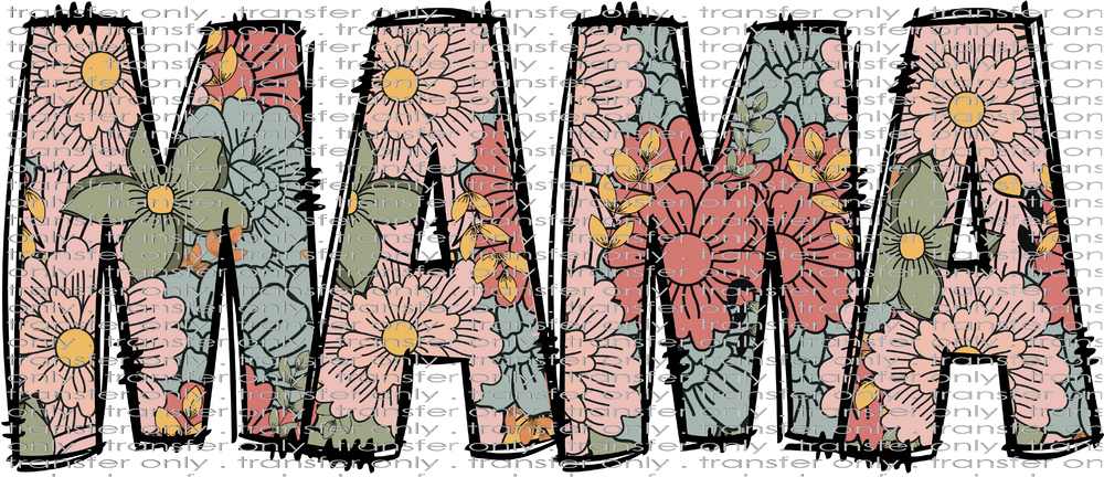 FAM 124 Floral Doodle Mama