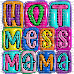 FAM 138 3D Hot Mess Mama