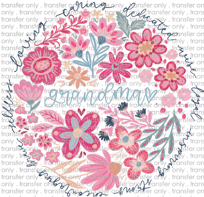 FAM 198 Grandma Floral Circle