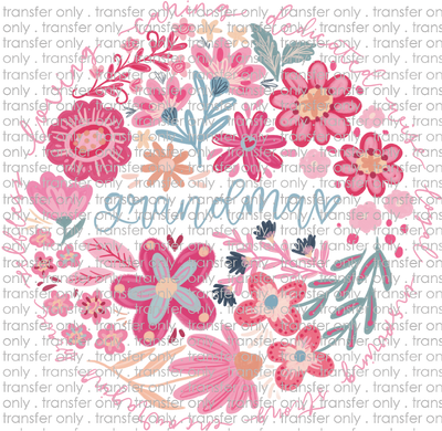FAM 199 Grandma Pink Text