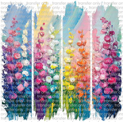 FLW 120 Brushstroke Colorful Flowers