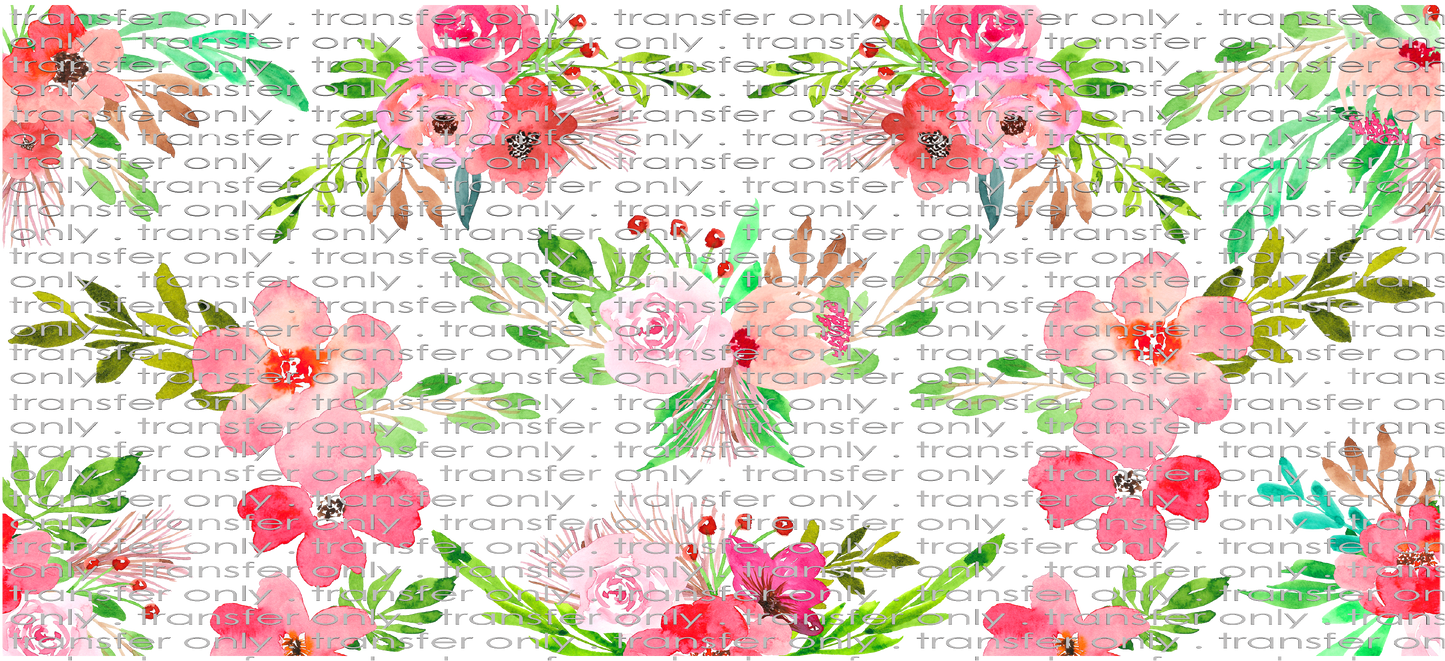 FLW UV 111 Shades of Pink Flowers UV DTF 16oz Wrap