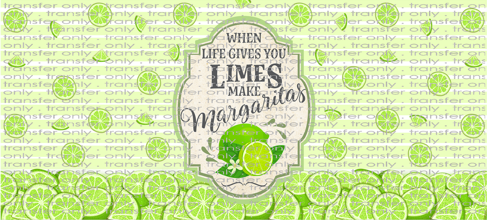 FOOD UV 101 When Life Gives You Limes UV DTF 16oz Wrap