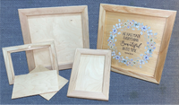 Hardwood Frames with Interchangeable Inserts
