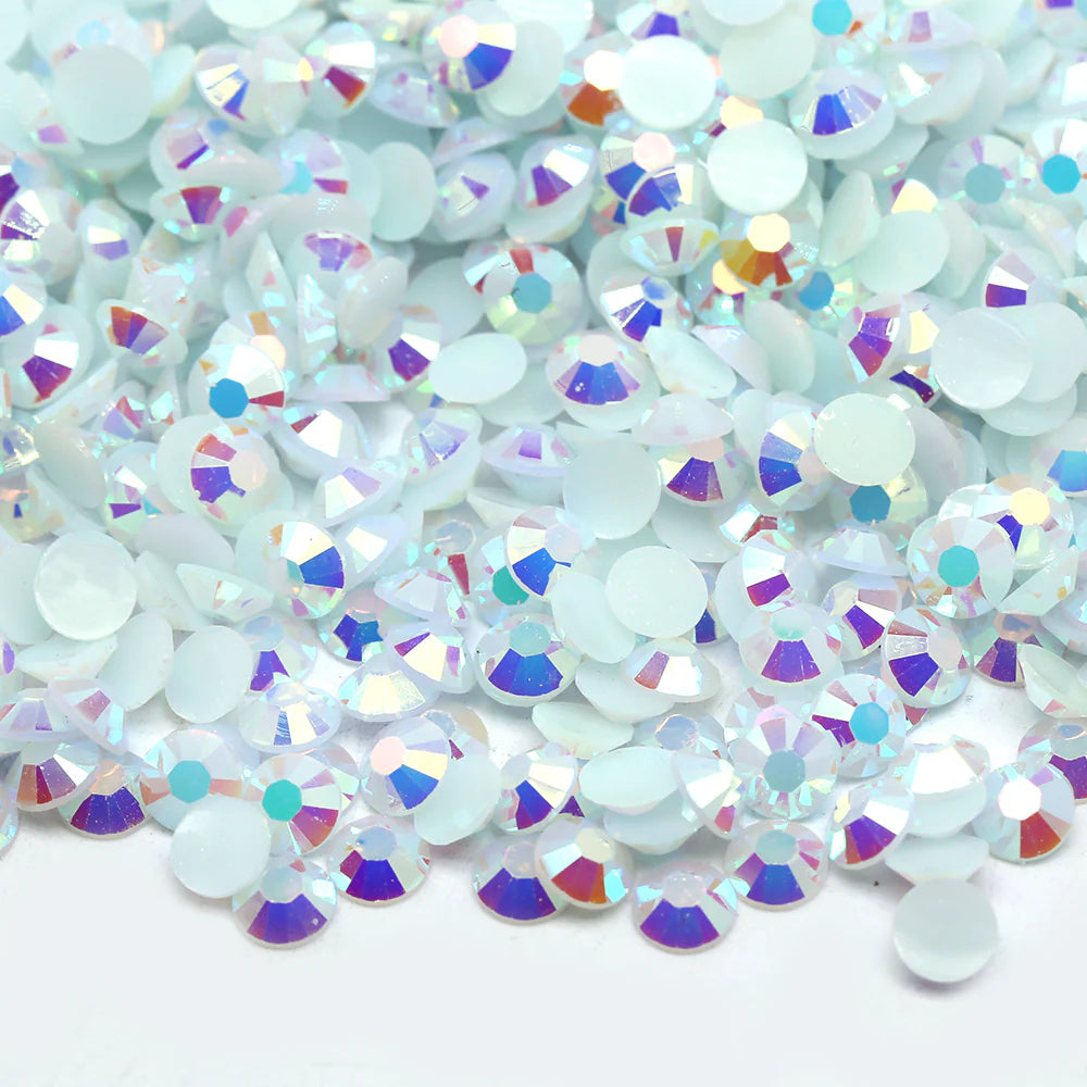 Funny Bunny White AB - Jelly Rhinestones - SS16