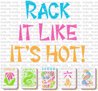 GAME 103 Mahjong Rack it Like It's Hot