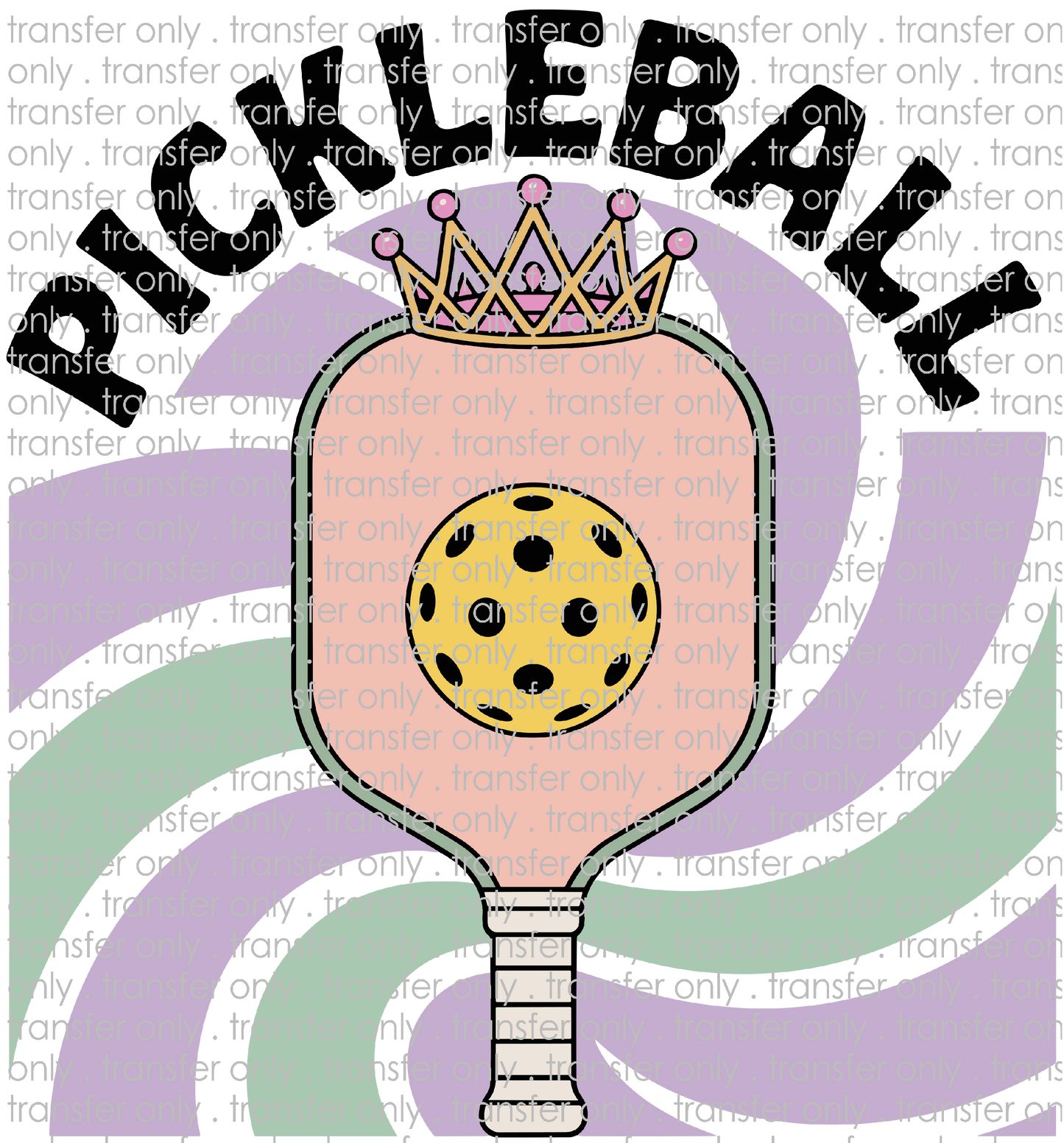 GAME 113 Pickleball Paddle Swirl