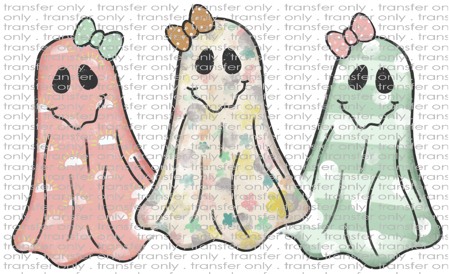 HALLO 141 Girly Ghost Trio BOWS