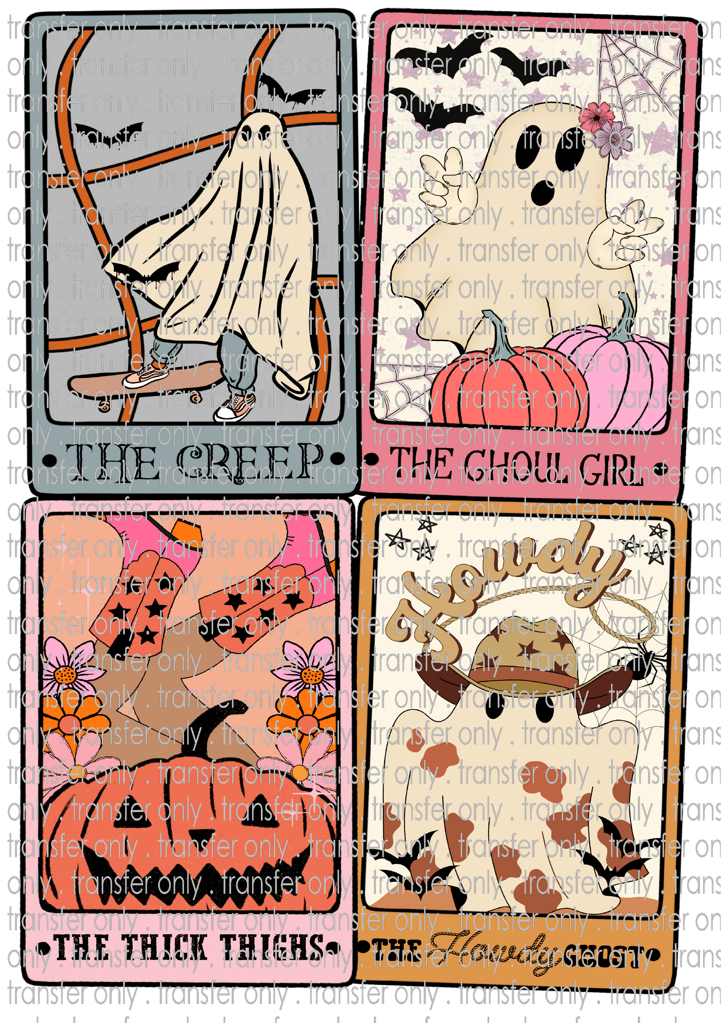 HALLO 146 Retro Halloween Tarot Card