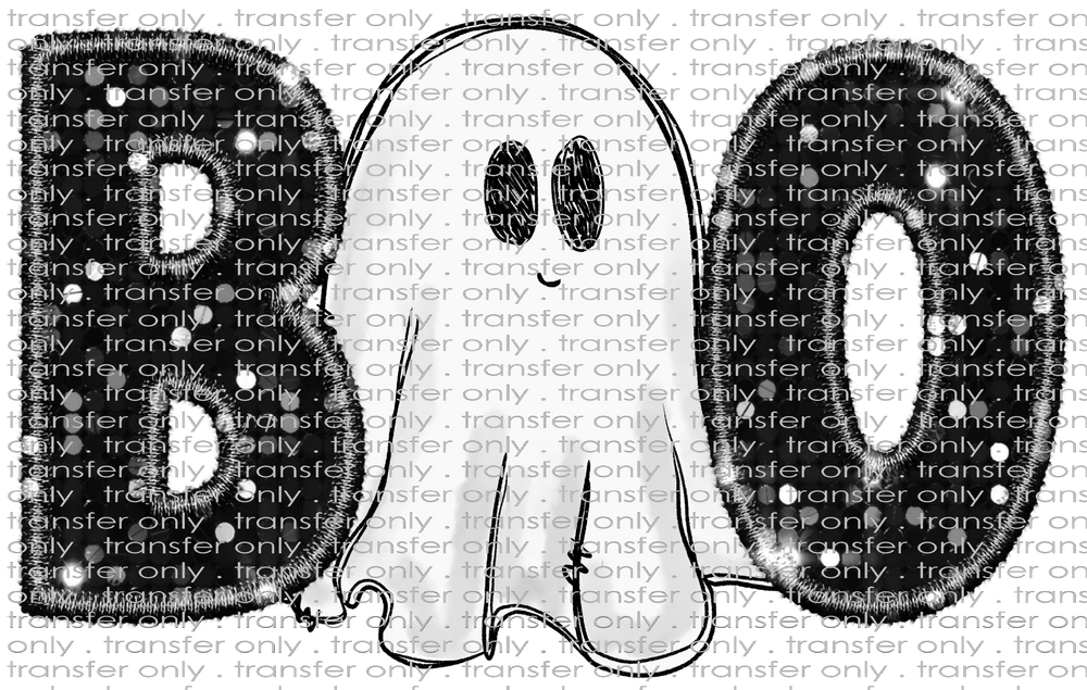 L.V. Halloween Ghost- Sublimation Transfer