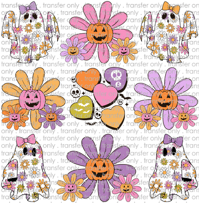 HALLO 294 Daisy Ghosts and Hearts