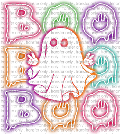 HALLO 305 Boo Halloween Ghost Neon Light