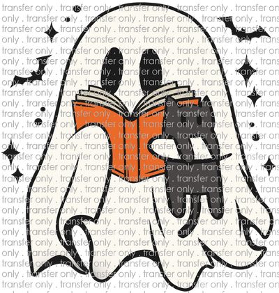 HALLO 317 Cute Ghost Reading Book