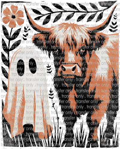 **HAPPY HOUR**HALLO 367 Highland Cow and Ghost