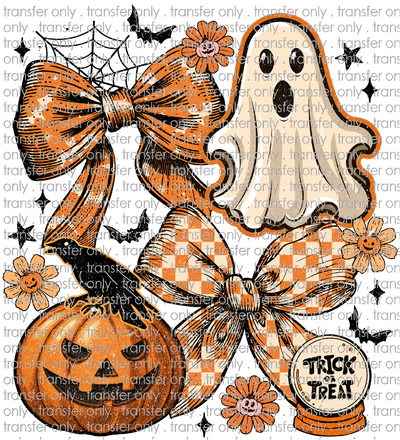 **HAPPY HOUR**HALLO 368 Vintage Bows Ghost Halloween