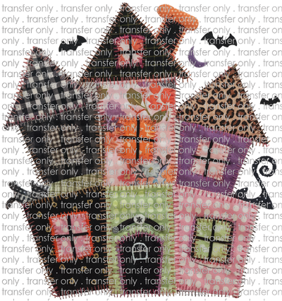 **HAPPY HOUR**HALLO 374 Patchwork Haunted House
