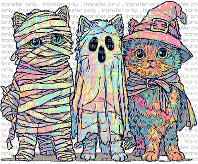HALLO 383 Mummy Ghost Bat Cats
