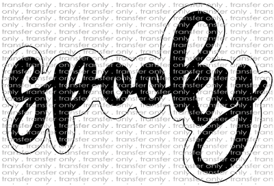 HALLO 388 Outlined Spooky