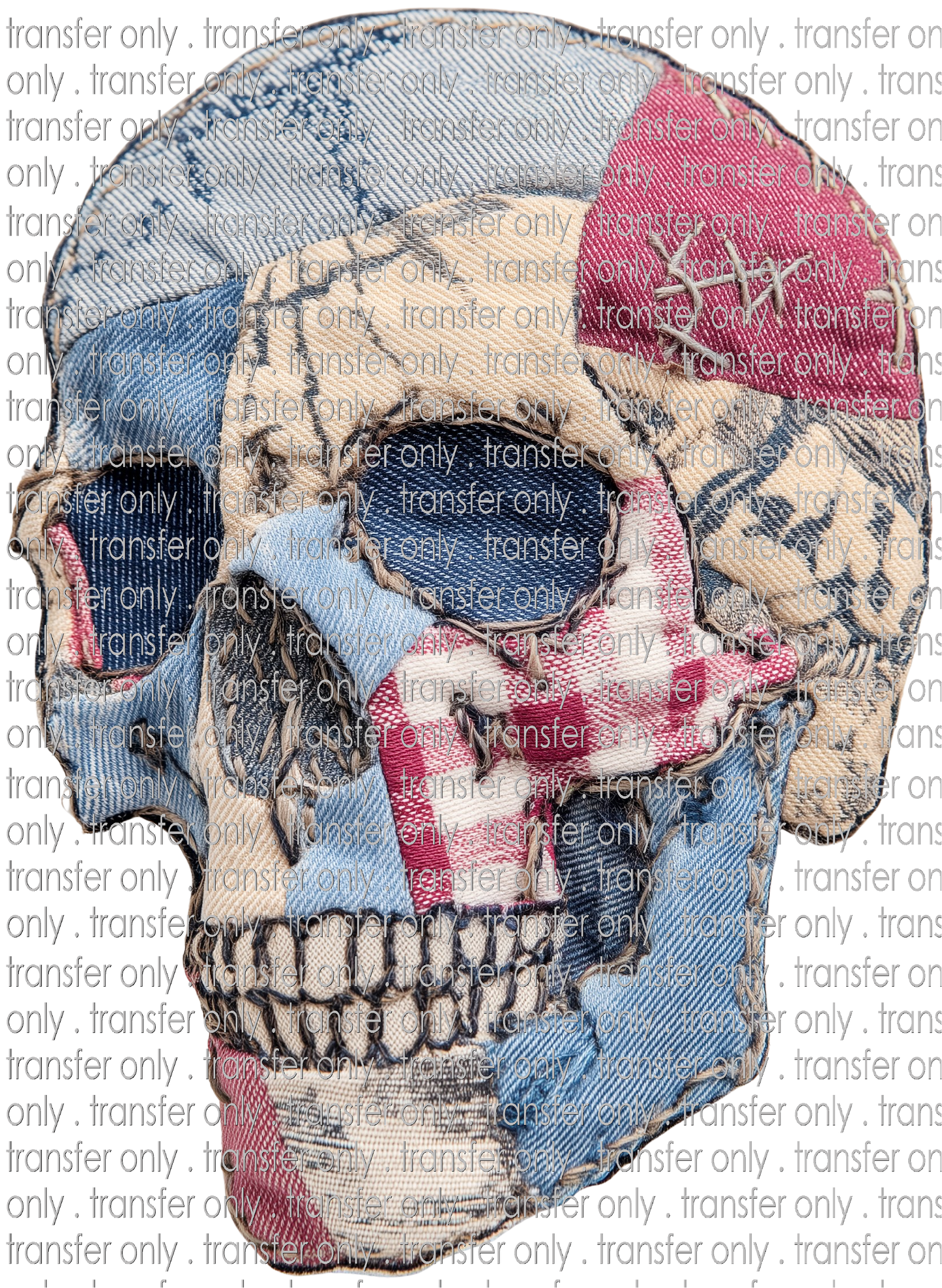 HALLO 407 Patchwork Skull