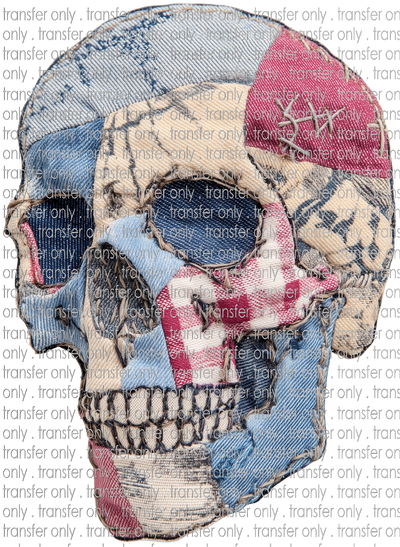 HALLO 407 Patchwork Skull