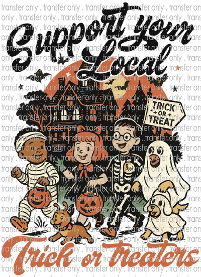 HALLO 411 Support Your Local Trick or Treaters