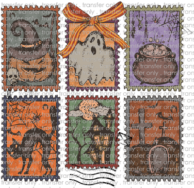 HALLO 415 Halloween Stamps Fall Colors