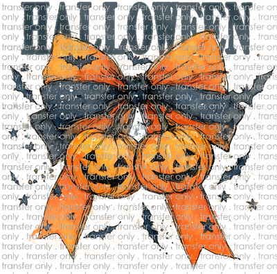 HALLO 420 Halloween Bow with Pumpkins