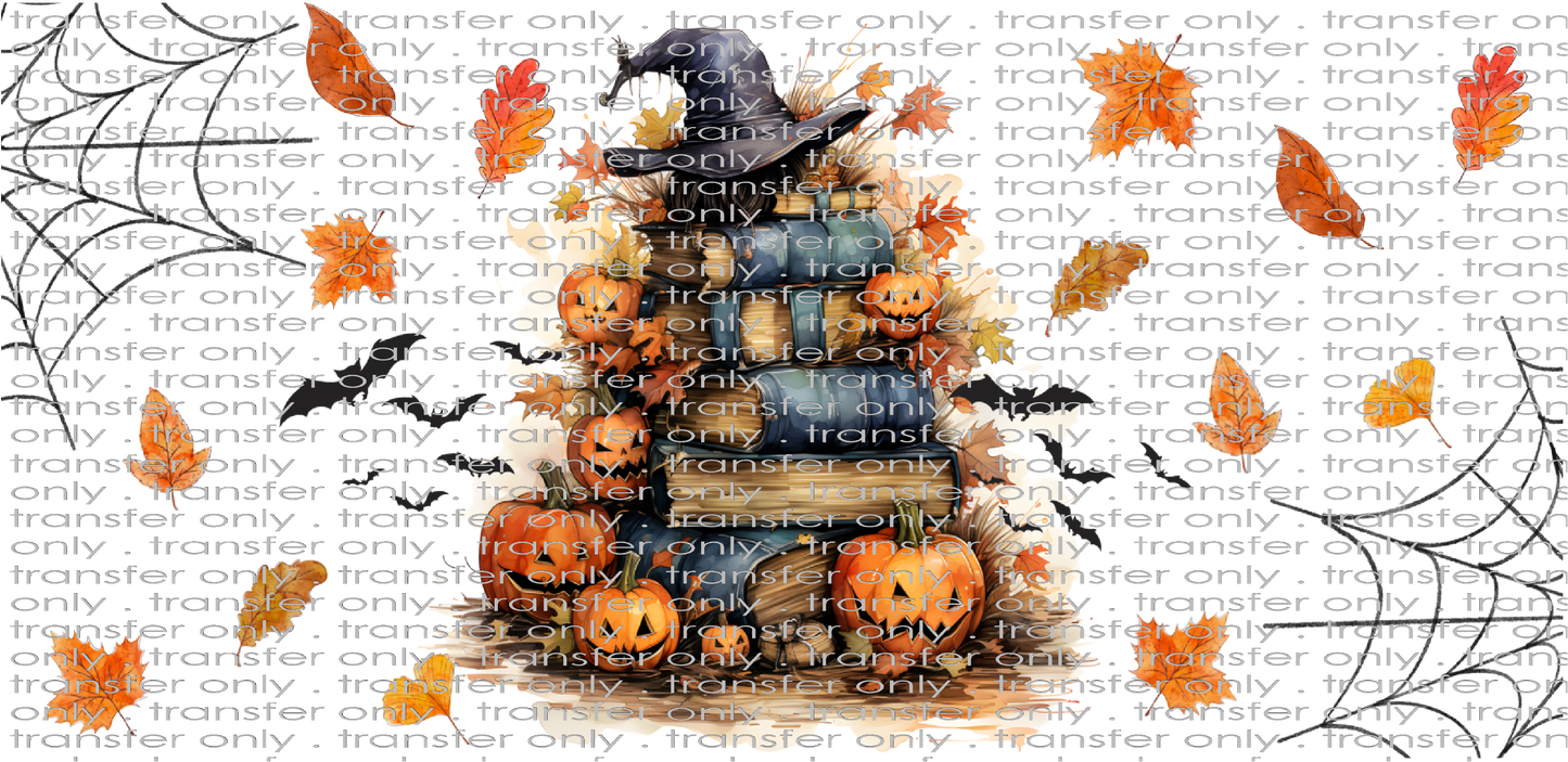 HALLO UV 106 Halloween Books UV DTF 16oz Wrap