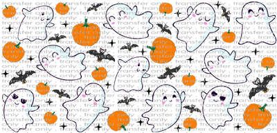 HALLO UV 120 Pumpkins and Bats UV DTF 16oz Wrap