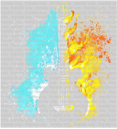 HBBY 123 Paint Splatter Guitar
