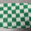 Small Green Checkered Make-up Bag