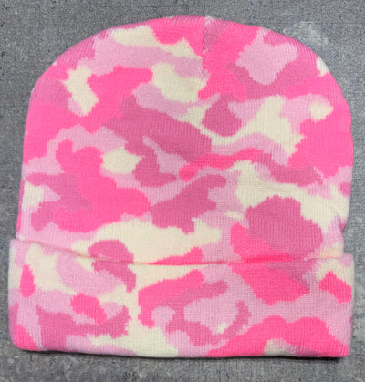 Pink Camo Beanie