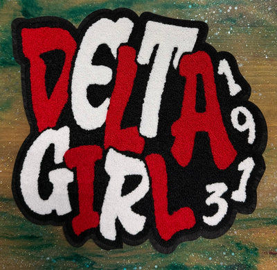 Delta Girls 1913- Chenille/Sequins Iron On Patch